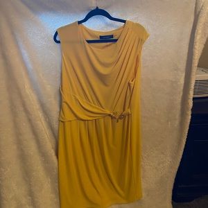 Ellen Tracy yellow dress size 16